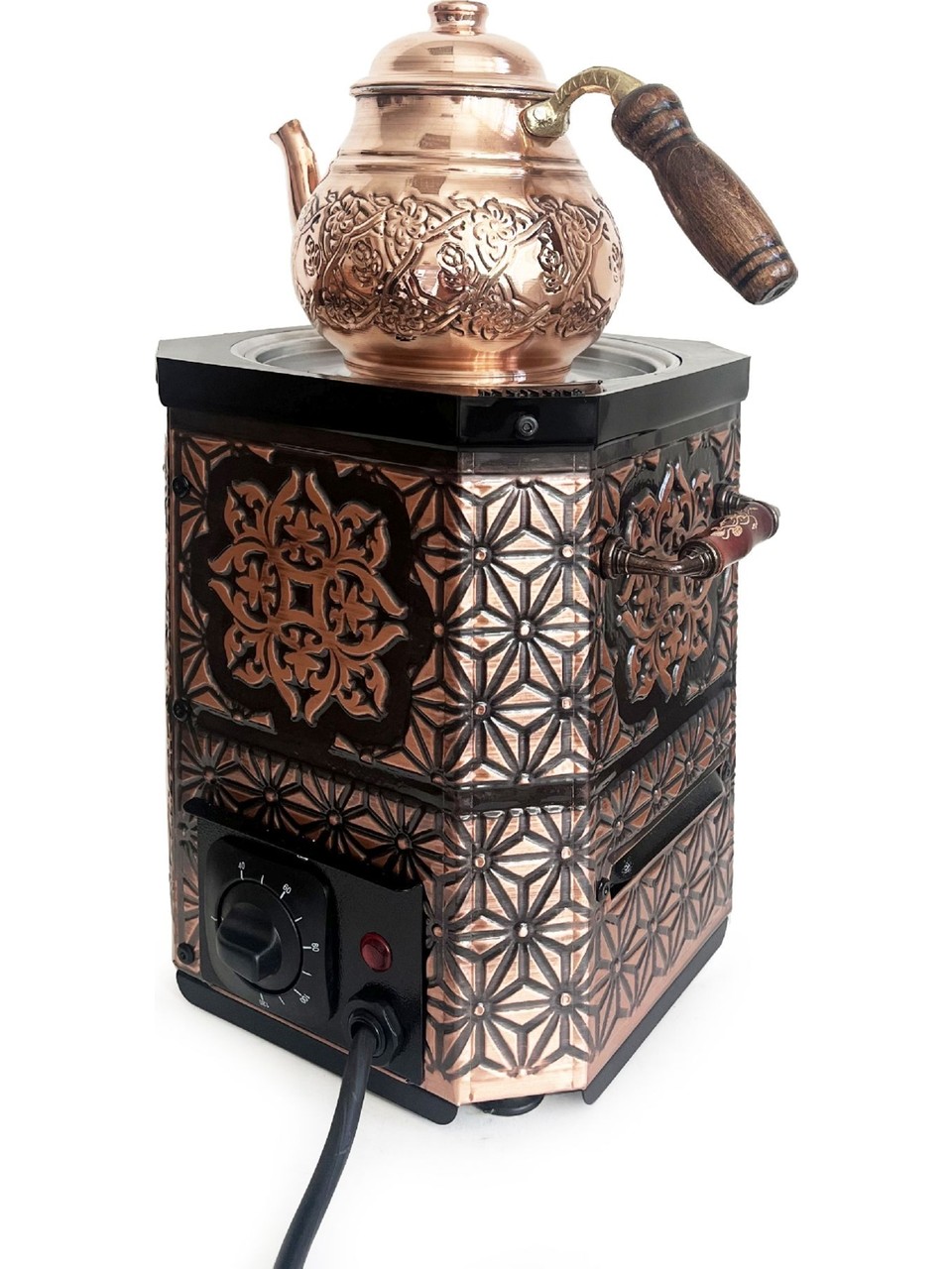 Elektrikli Semaver Musluk ve Kablo Detayı